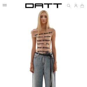NWT DATT babylon tattoo top